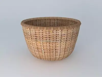 Paneiro wicker basket Free 3D model