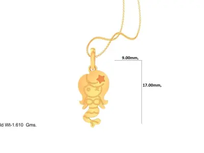 Kids Pendants 3dm STL OBJ FBX Renders Details 3D print model