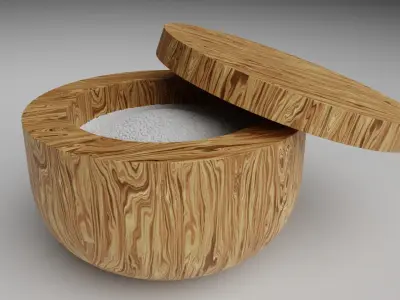 Salt cellar 3D model
