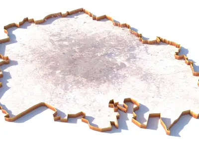 Bangalore Bengaluru in India 3D model