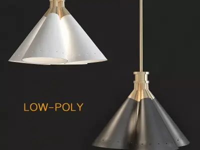 Delta Light Pendant lamp 3d model Low-poly 3D model
