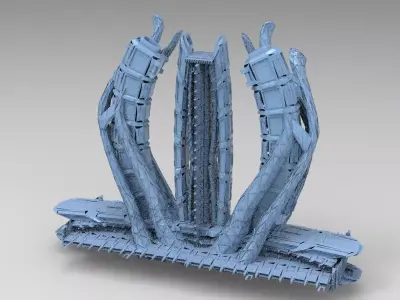 Tech ivy Tower 3D model