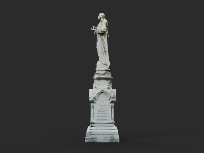 Jesus Monument 3D model