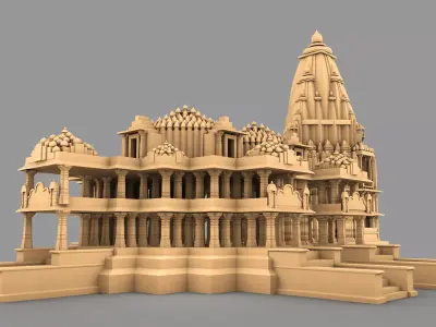 Somnath Temple 3D print model