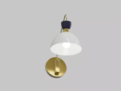 Contemporary Wall Lamps in Multiple Colors 3D model