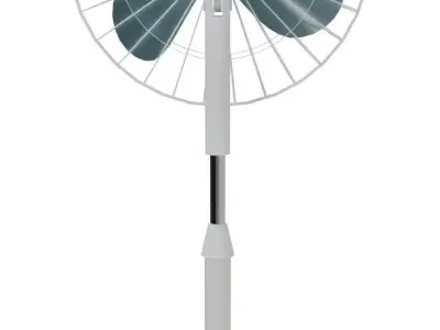PEDESTAL FAN Low-poly 3D model