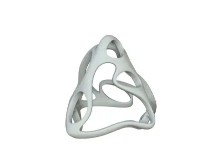 SciFi Cube Object No 63995 Low Poly Shape Low-poly 3D model