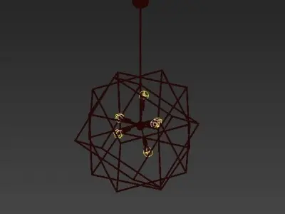 Aerial Chandelier 3D model