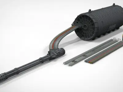 GAU-8 Avenger 3D model