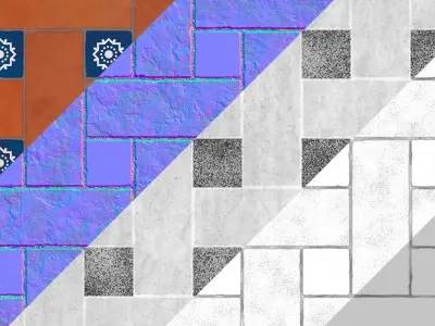 Terracotta PBR Tileable Material Textures Texture