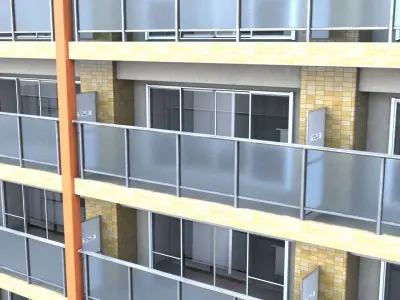 Japanese Apartment 3D model
