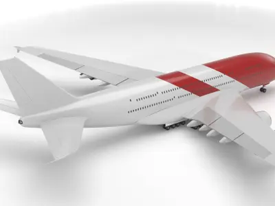 Generic Airplane 02 3D model