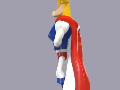 MAJOR GLORY-JUSTICE FRIENDS-PARTS AND COMPLETE 3D print model