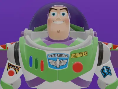 Buzz Lightyear 3D Model - High-Quality Toy Story Character 3D model