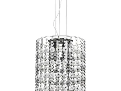 Ideal Lux EVASIONE SP8 pendant lamp 3D model
