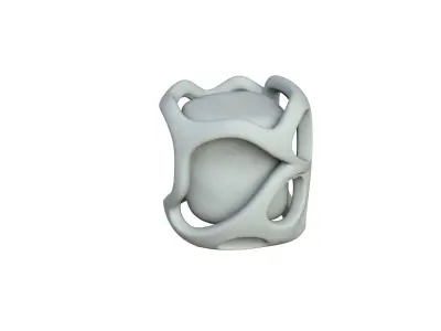 SciFi Shape Object Low Poly Low-poly 3D model 38