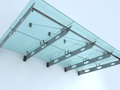 Glass canopy 2 3D model