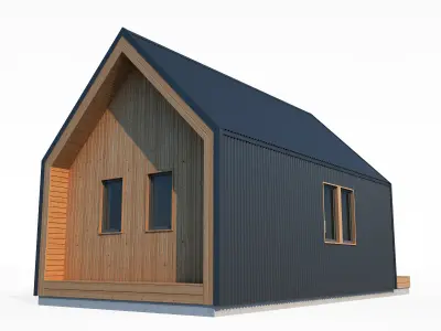 Small Barnhouse 3D model