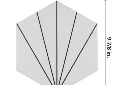 Aster Porcelain Patterned Wall Floor Tile Free 3D model