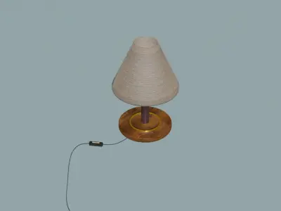 Night standing lamp Low-poly 3D model