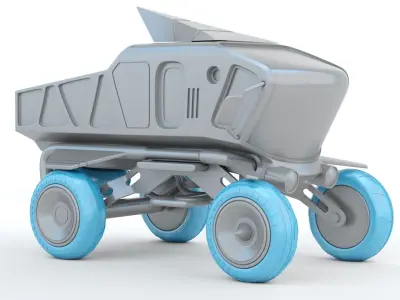 Sci-fi Pickup 3D print model