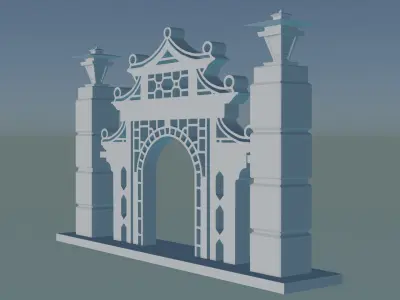 Gateway Exterior Gate 3D print model