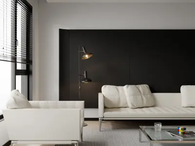 apartment interior scenes     3D model 5