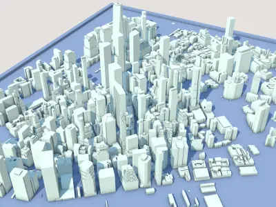 Manhattan New York 3D model