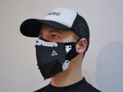 Techwear Cyberpunk Mask Puck 3D Model STL 3D print model