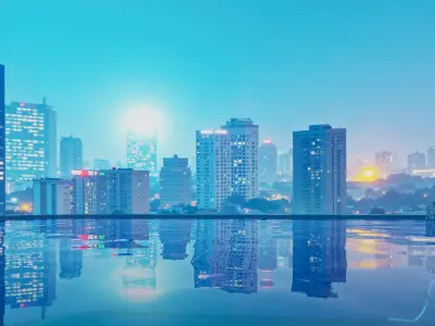 HDRI Night - Reimagined Ho Chi Minh City - V9 3D model