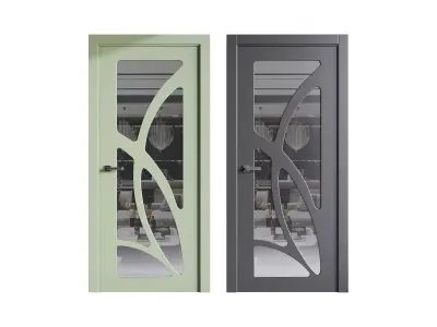 Modern entrance door 71 3D model