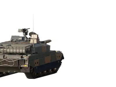 japanese type 10 main battle tank 3D model
