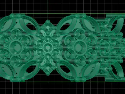 Jewelry ring 184 3D print model