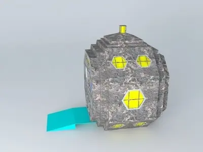 TARDIS X Experimental TARDIS Dessign 2 Free 3D model