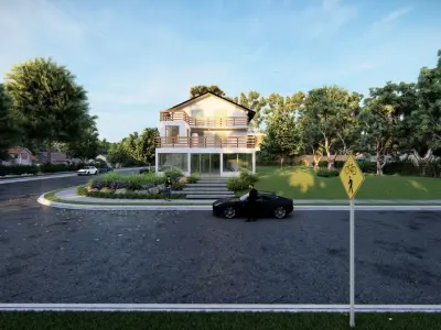 Modern House 14 3D model