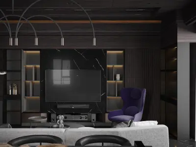 apartment interior scenes        3D model 15