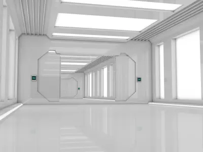 Sci Fi Corridor 3D model