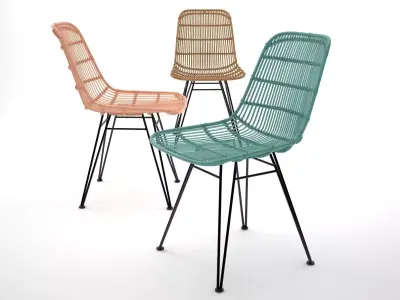 Rattan Chair 3D model