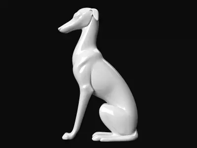 Italian Greyhound 3D print model