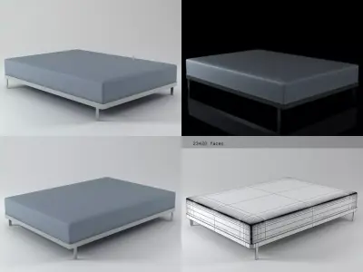 M6 Bed Free 3D model