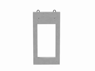 Concrete Window Panel 3D model