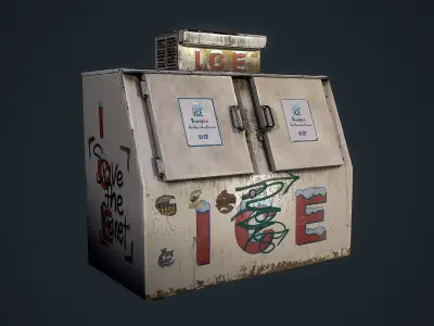 Ice Vending Machine 3D model