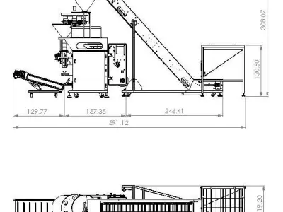 Volumetric Filler Machine 3D model