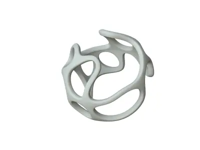 SciFi Cube Object No 28791 Low Poly Shape Texture
