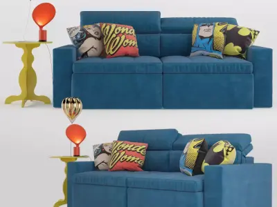Pop set sofa 3D model