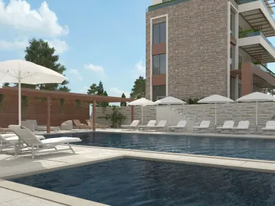 Modern Residential Exterior 3D model