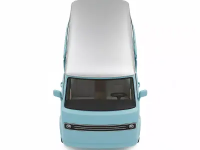 Camper Van Low-poly 3D model