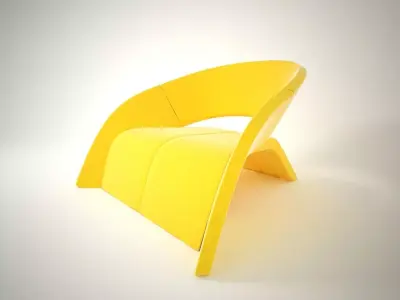 09 YELLER CHAIR 3D model