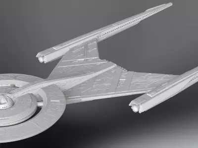 Crossfield Discovery scale model  3D print model