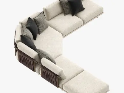 RODA - EDEN Sofa Composition 01 3D model